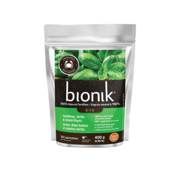 Engrais Bionik Semis, fines herbes, plantes intérieur 