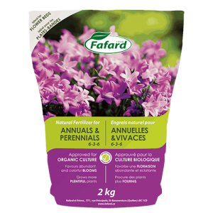 Engrais naturel Fafard pour annuelles & vivaces | Hortiplan