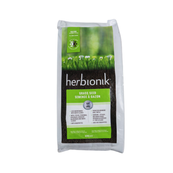 Semence Gloco Herbionik Eco Turf avec Trèfle Blanc & endophytes (10kg)