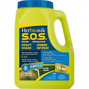 Réparation pelouse Gloco Herbionik S.O.S. Ombre Intense (2KG)