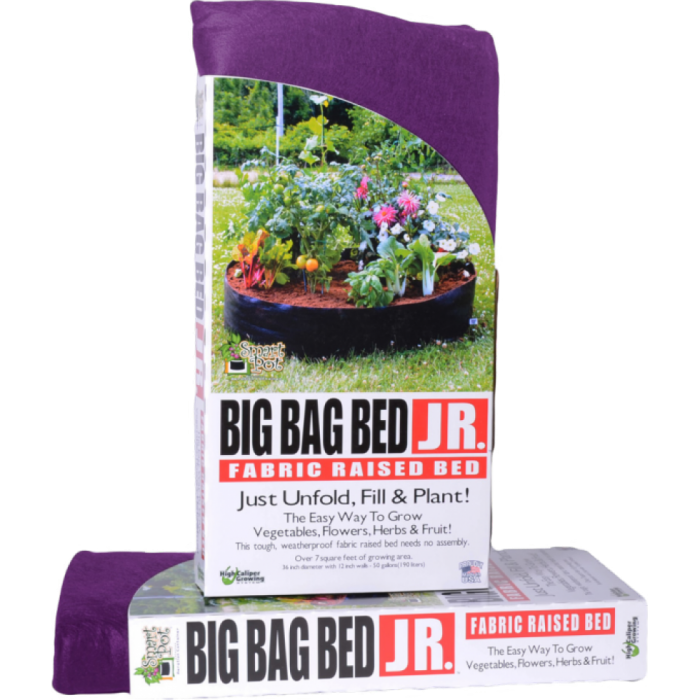 BIG BAG BED JUNIOR Jardin instantané  – Mauve